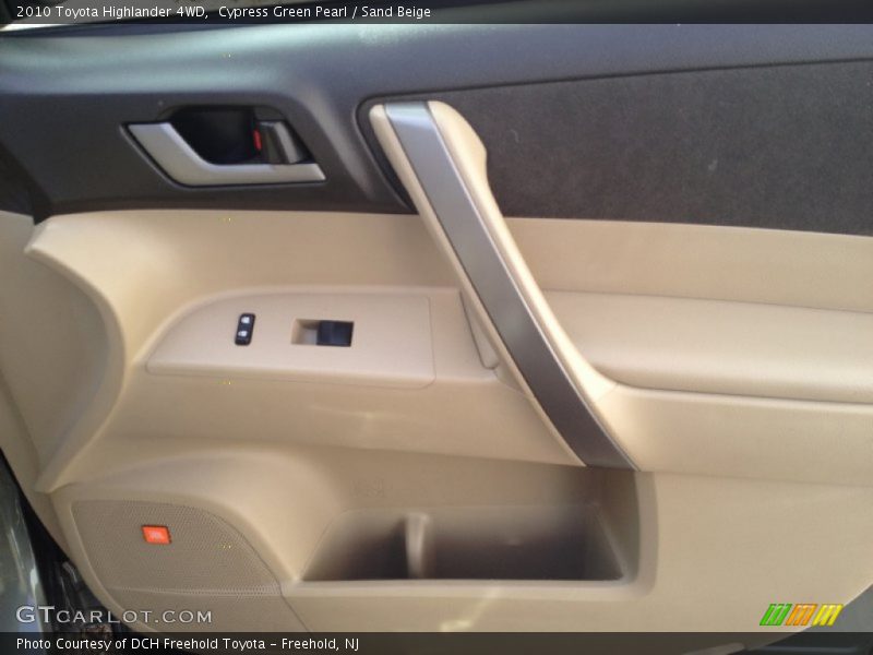 Cypress Green Pearl / Sand Beige 2010 Toyota Highlander 4WD