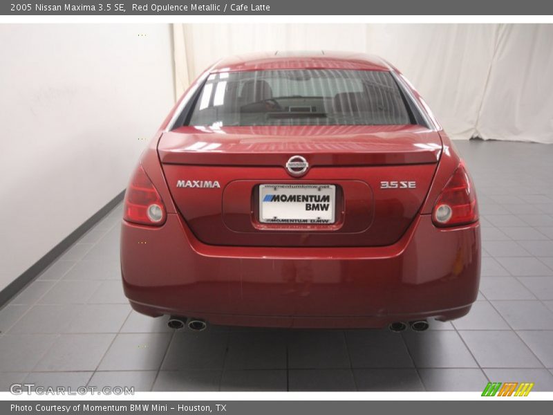 Red Opulence Metallic / Cafe Latte 2005 Nissan Maxima 3.5 SE