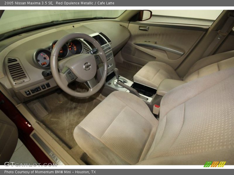 Red Opulence Metallic / Cafe Latte 2005 Nissan Maxima 3.5 SE
