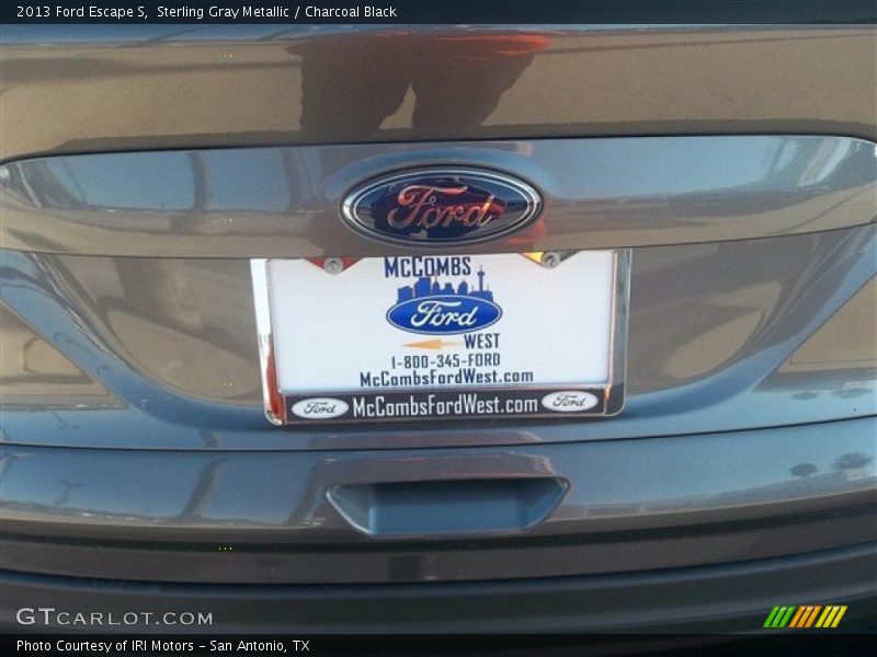 Sterling Gray Metallic / Charcoal Black 2013 Ford Escape S