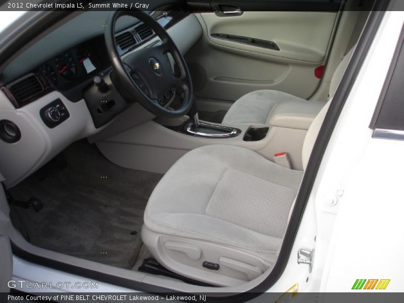 Summit White / Gray 2012 Chevrolet Impala LS