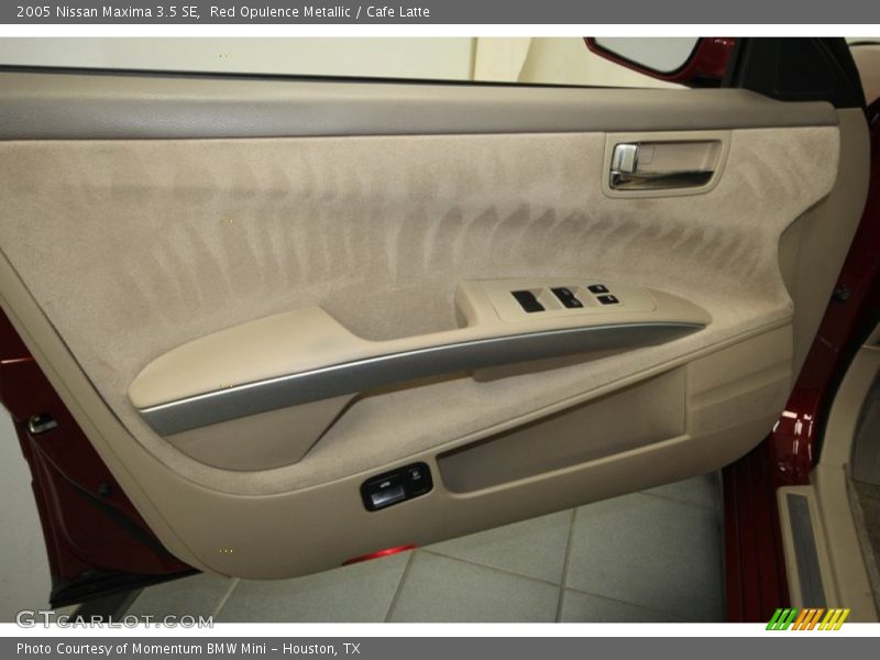 Red Opulence Metallic / Cafe Latte 2005 Nissan Maxima 3.5 SE