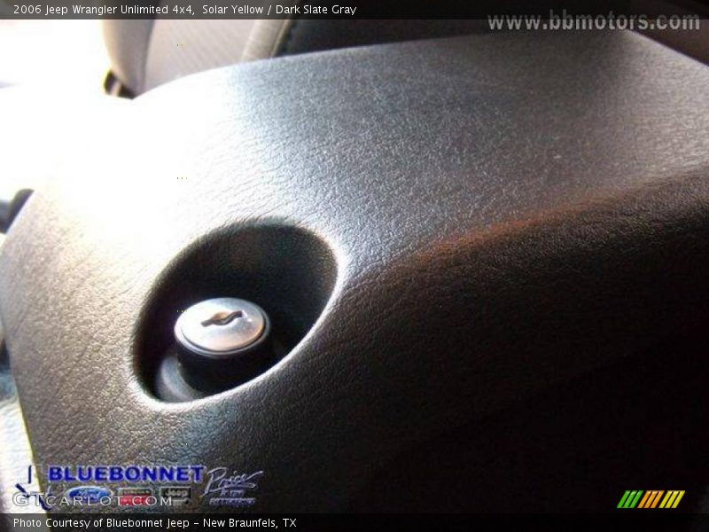 Solar Yellow / Dark Slate Gray 2006 Jeep Wrangler Unlimited 4x4