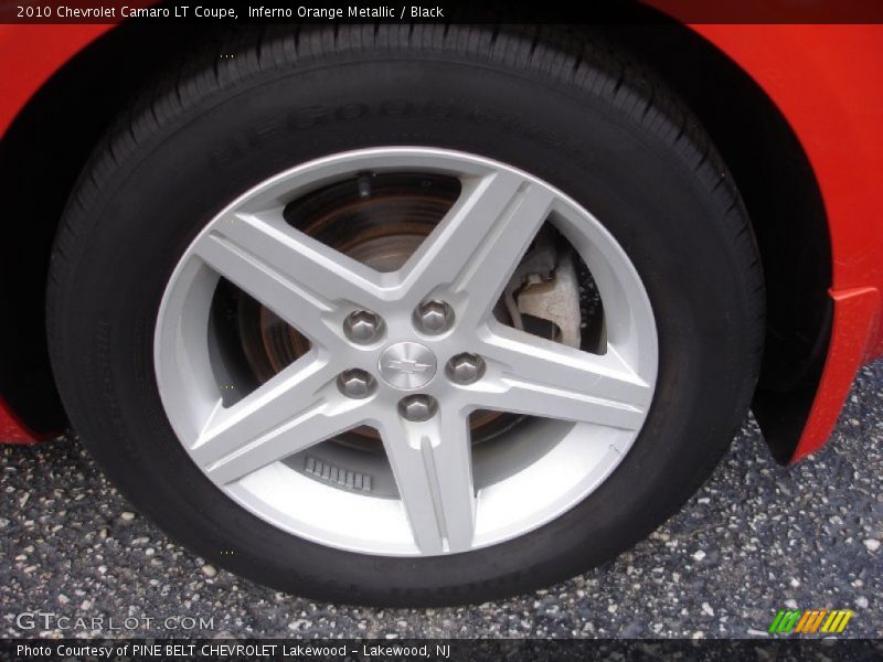 Inferno Orange Metallic / Black 2010 Chevrolet Camaro LT Coupe