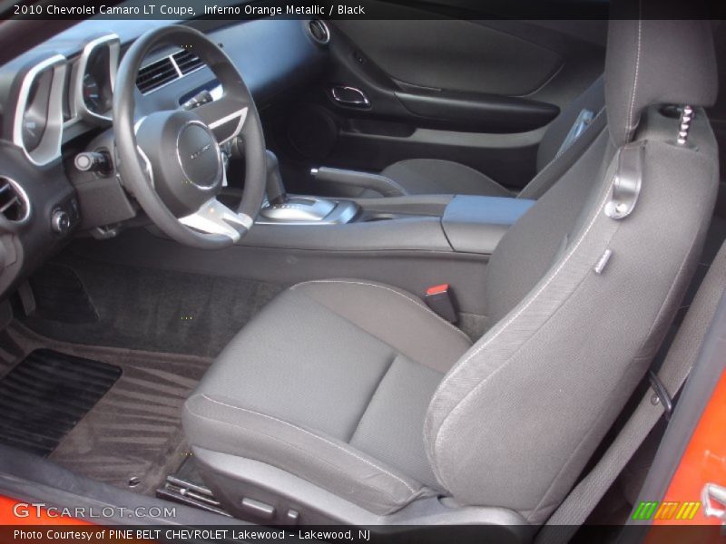 Inferno Orange Metallic / Black 2010 Chevrolet Camaro LT Coupe