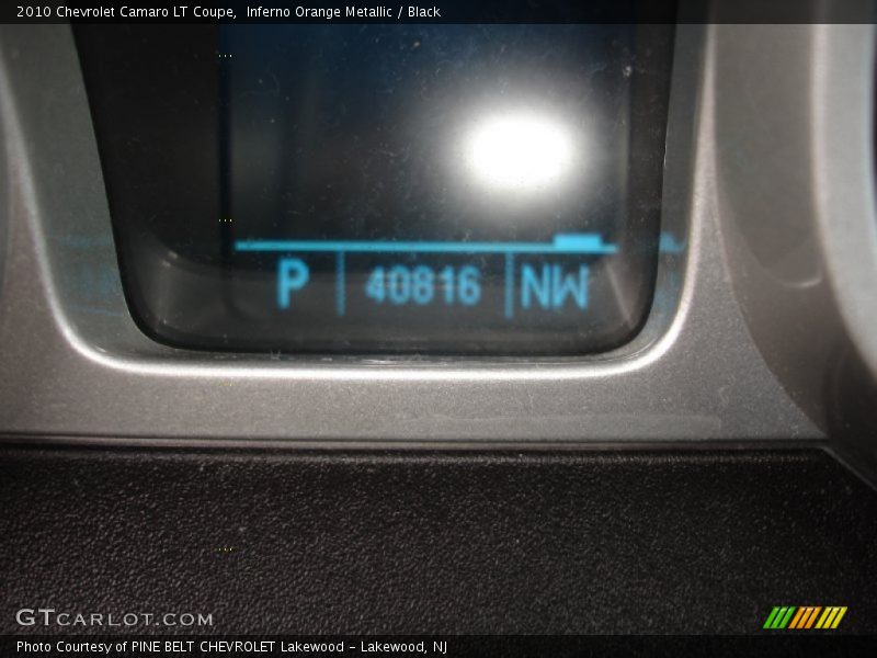 Inferno Orange Metallic / Black 2010 Chevrolet Camaro LT Coupe