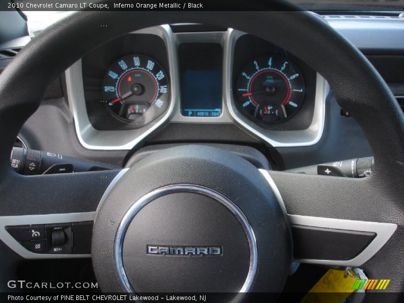 Inferno Orange Metallic / Black 2010 Chevrolet Camaro LT Coupe