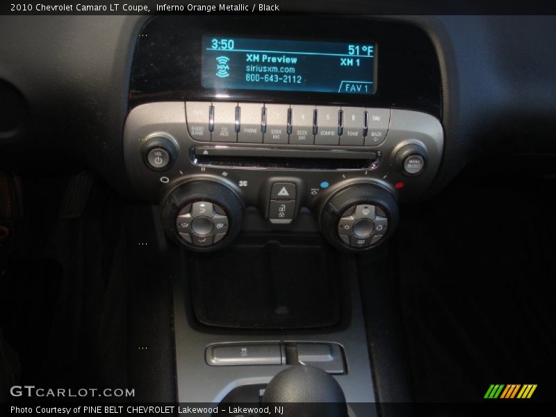 Inferno Orange Metallic / Black 2010 Chevrolet Camaro LT Coupe