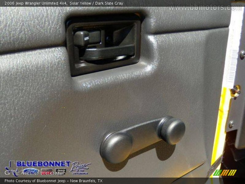 Solar Yellow / Dark Slate Gray 2006 Jeep Wrangler Unlimited 4x4