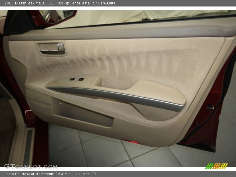 Red Opulence Metallic / Cafe Latte 2005 Nissan Maxima 3.5 SE