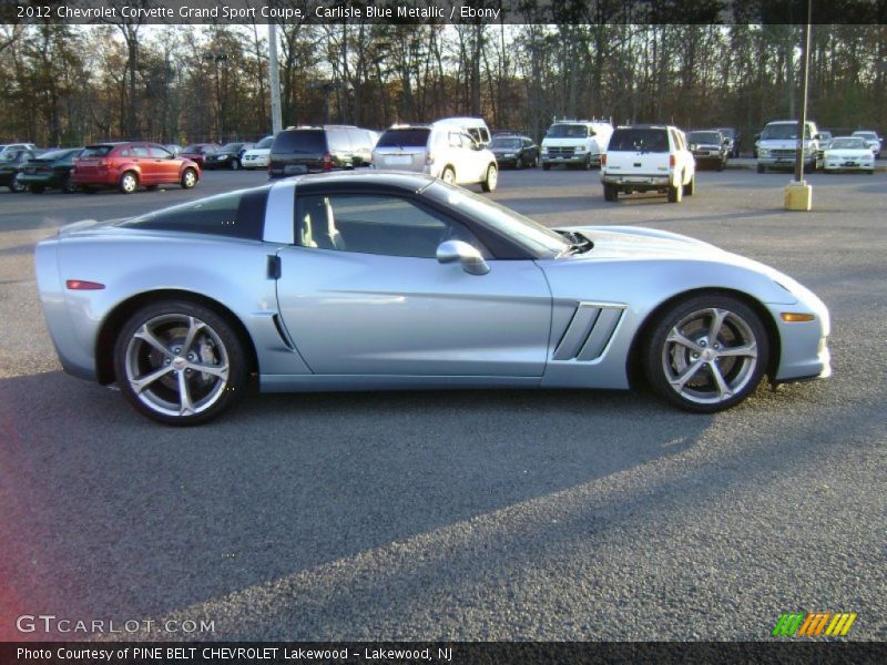 Carlisle Blue Metallic / Ebony 2012 Chevrolet Corvette Grand Sport Coupe