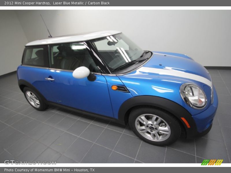 Laser Blue Metallic / Carbon Black 2012 Mini Cooper Hardtop