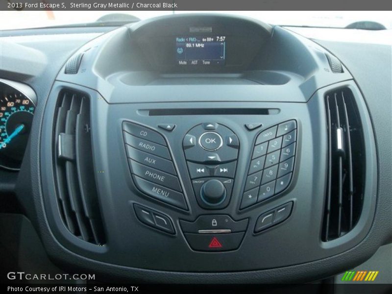 Sterling Gray Metallic / Charcoal Black 2013 Ford Escape S
