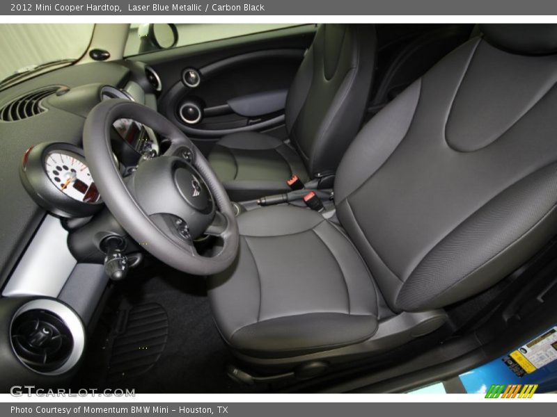 Laser Blue Metallic / Carbon Black 2012 Mini Cooper Hardtop