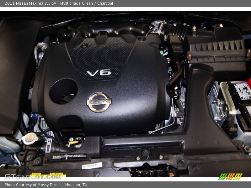 Mystic Jade Green / Charcoal 2011 Nissan Maxima 3.5 SV