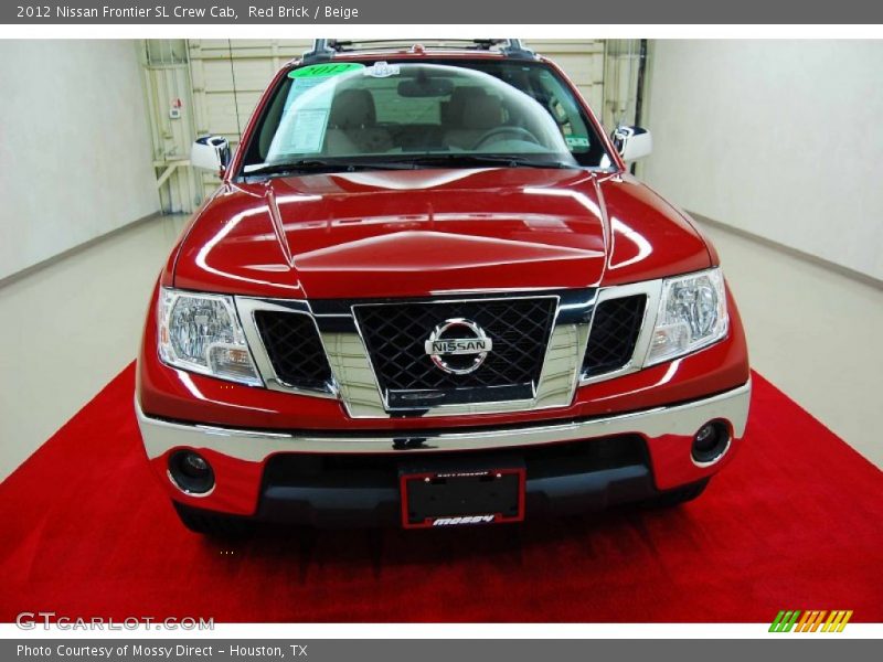 Red Brick / Beige 2012 Nissan Frontier SL Crew Cab