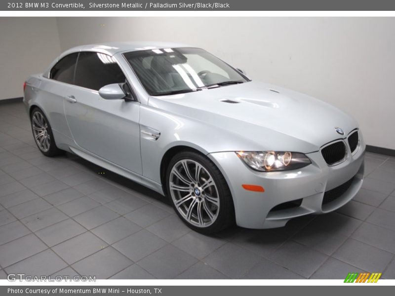 Silverstone Metallic / Palladium Silver/Black/Black 2012 BMW M3 Convertible