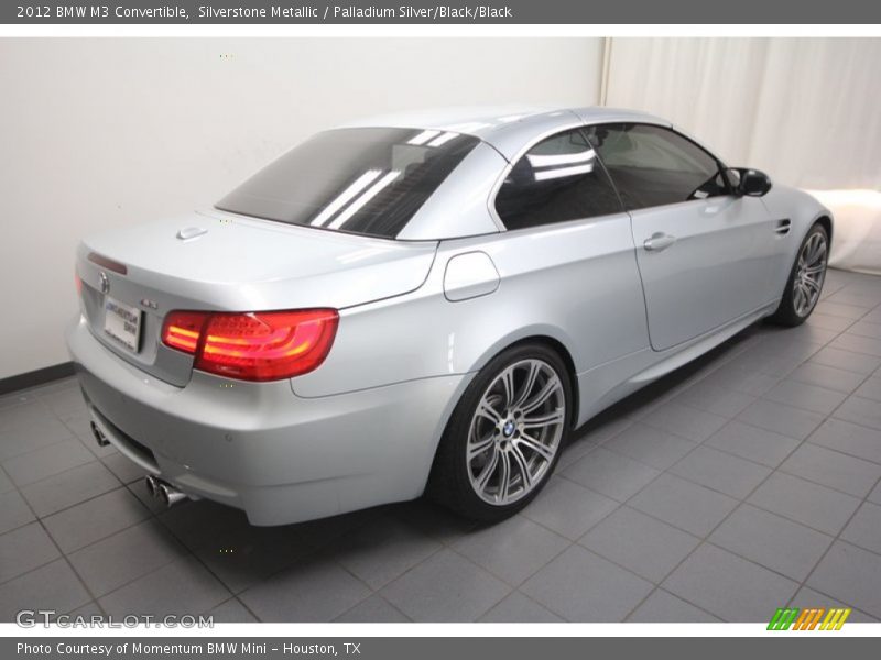 Silverstone Metallic / Palladium Silver/Black/Black 2012 BMW M3 Convertible