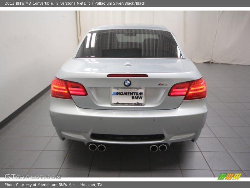 Silverstone Metallic / Palladium Silver/Black/Black 2012 BMW M3 Convertible