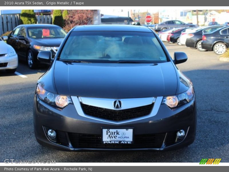 Grigio Metallic / Taupe 2010 Acura TSX Sedan