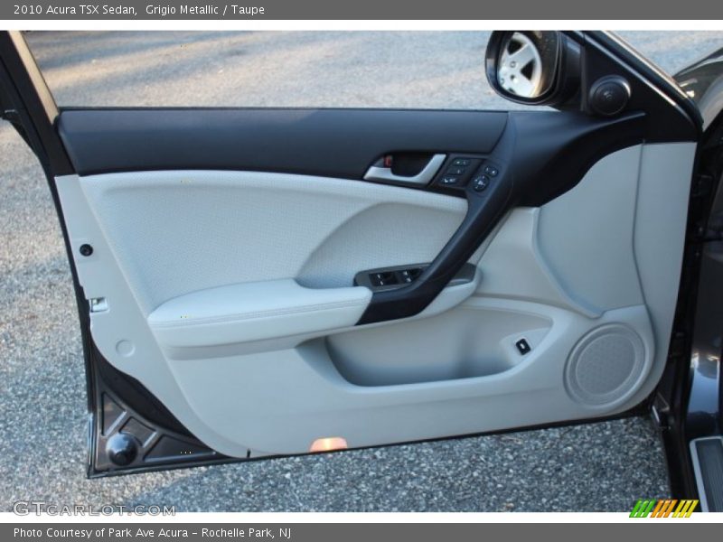 Grigio Metallic / Taupe 2010 Acura TSX Sedan