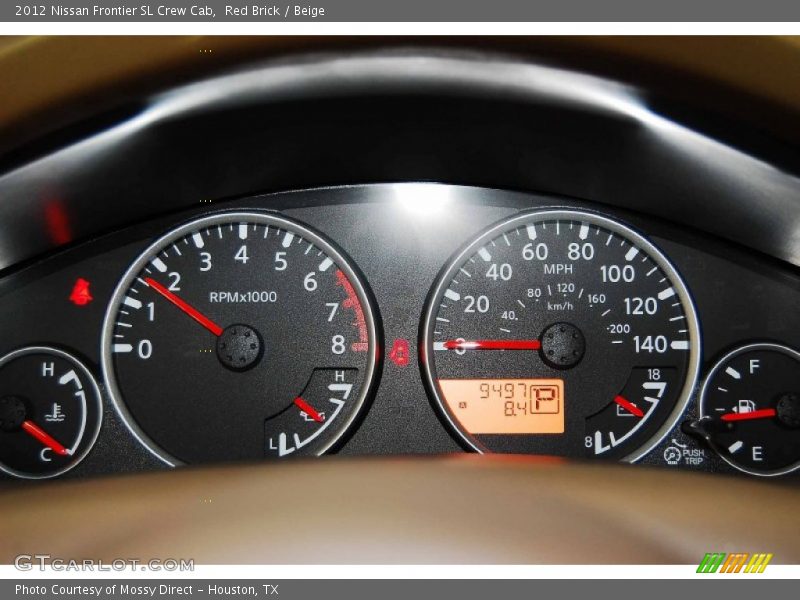 Red Brick / Beige 2012 Nissan Frontier SL Crew Cab