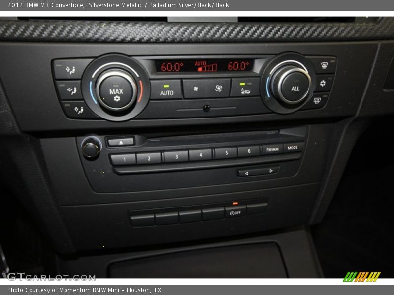 Controls of 2012 M3 Convertible
