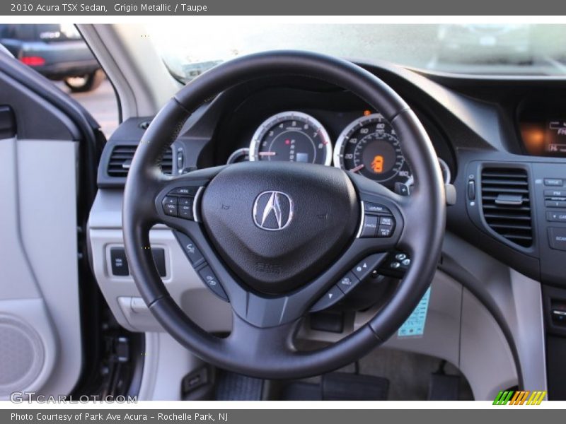 Grigio Metallic / Taupe 2010 Acura TSX Sedan