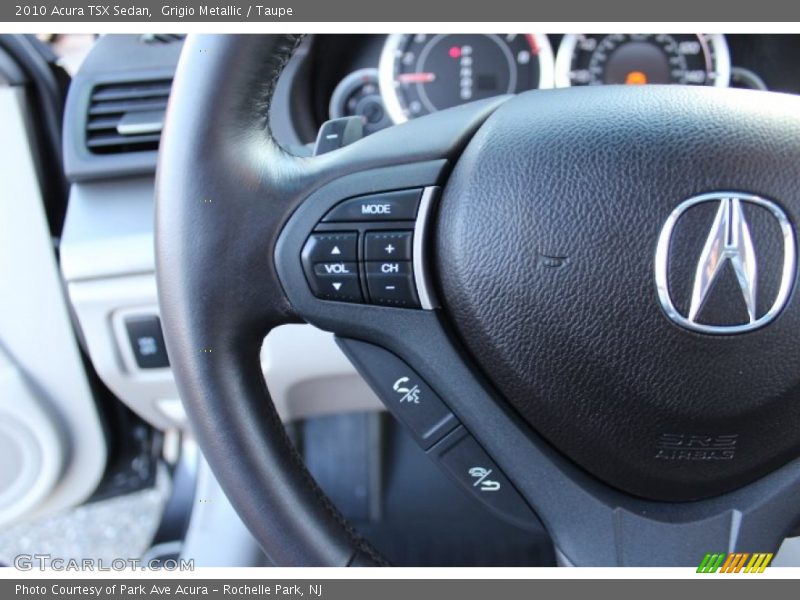Grigio Metallic / Taupe 2010 Acura TSX Sedan
