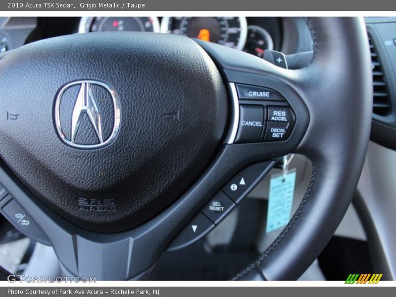 Grigio Metallic / Taupe 2010 Acura TSX Sedan