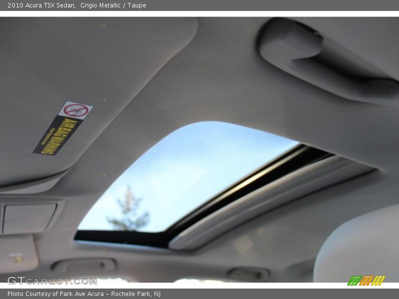 Grigio Metallic / Taupe 2010 Acura TSX Sedan
