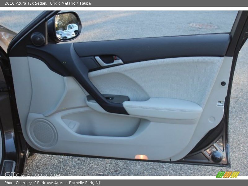 Grigio Metallic / Taupe 2010 Acura TSX Sedan