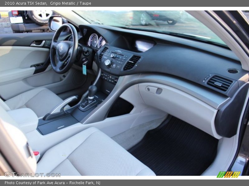 Grigio Metallic / Taupe 2010 Acura TSX Sedan