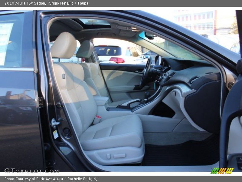 Grigio Metallic / Taupe 2010 Acura TSX Sedan