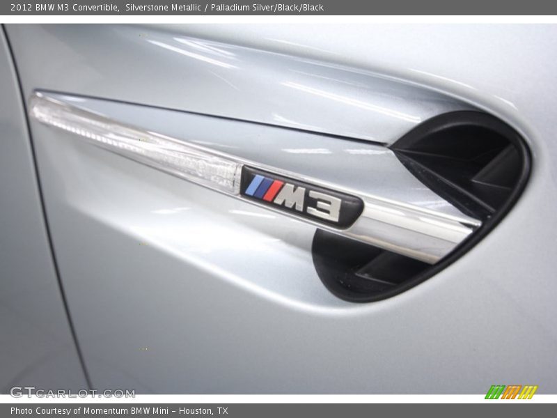 Silverstone Metallic / Palladium Silver/Black/Black 2012 BMW M3 Convertible
