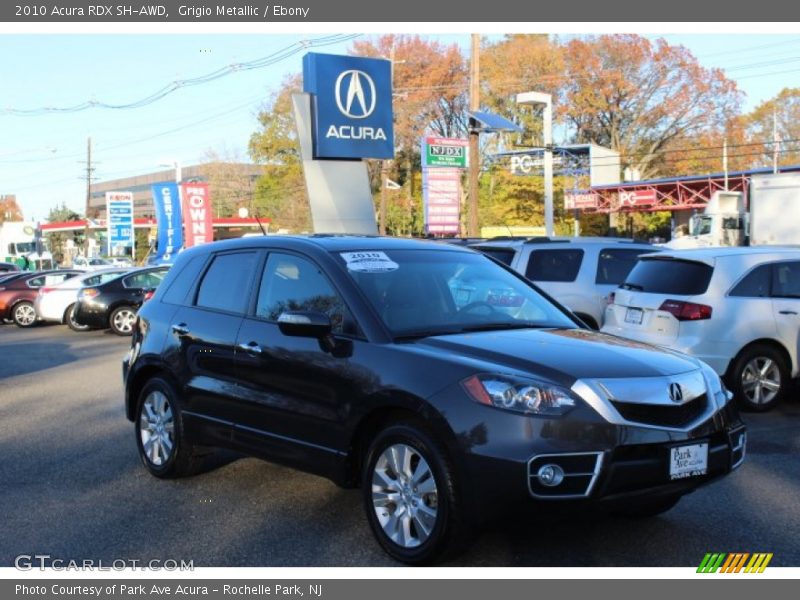 Grigio Metallic / Ebony 2010 Acura RDX SH-AWD