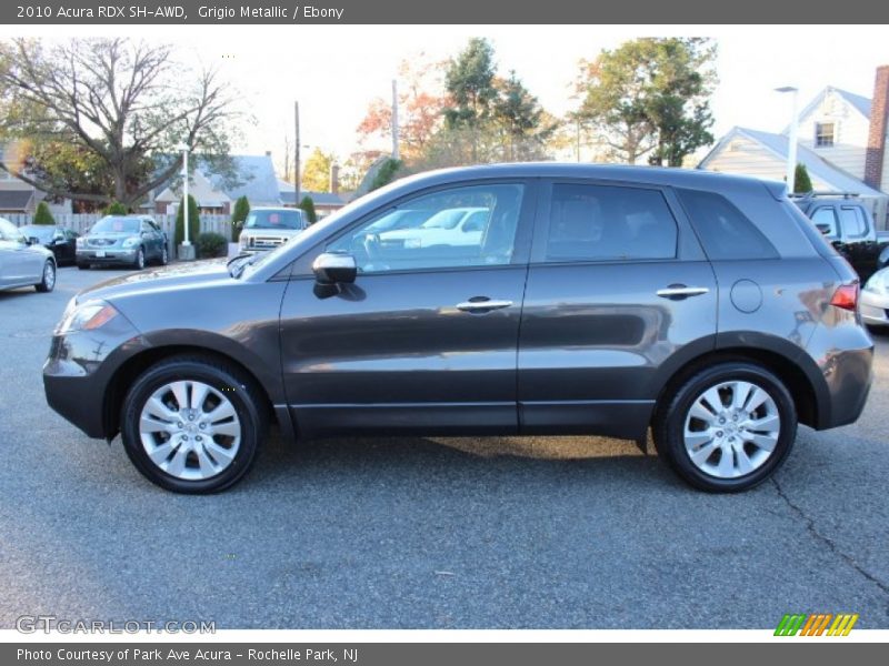 Grigio Metallic / Ebony 2010 Acura RDX SH-AWD