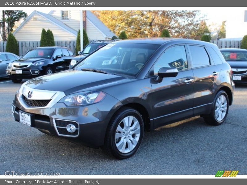 Grigio Metallic / Ebony 2010 Acura RDX SH-AWD
