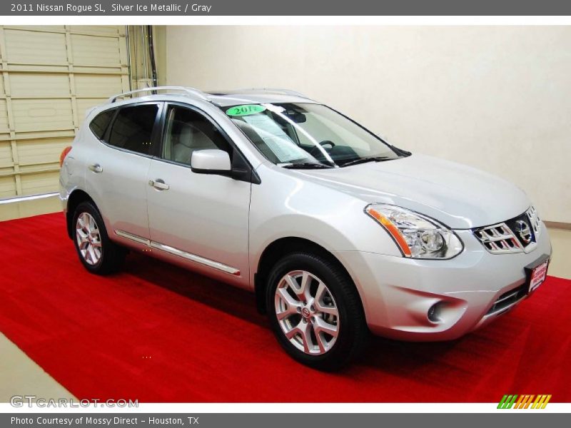 Silver Ice Metallic / Gray 2011 Nissan Rogue SL