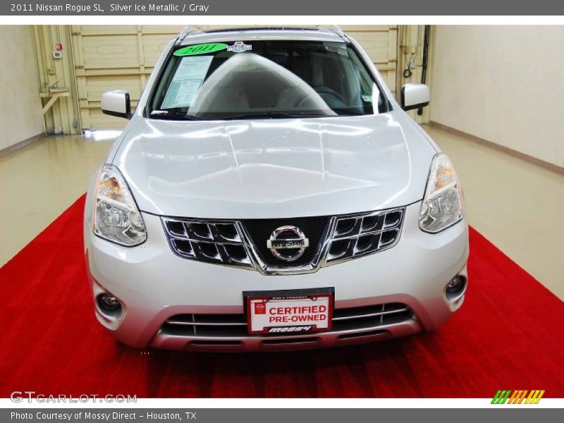 Silver Ice Metallic / Gray 2011 Nissan Rogue SL