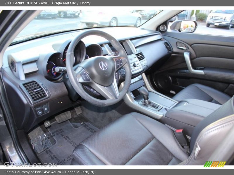 Grigio Metallic / Ebony 2010 Acura RDX SH-AWD