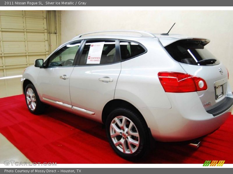 Silver Ice Metallic / Gray 2011 Nissan Rogue SL
