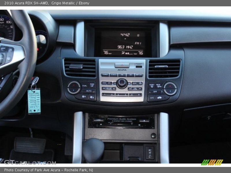 Grigio Metallic / Ebony 2010 Acura RDX SH-AWD
