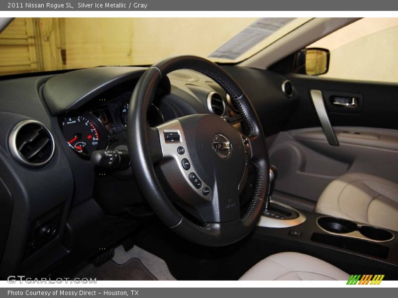 Silver Ice Metallic / Gray 2011 Nissan Rogue SL