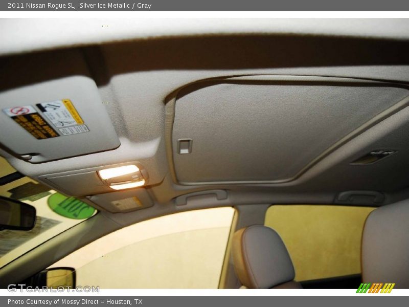 Silver Ice Metallic / Gray 2011 Nissan Rogue SL