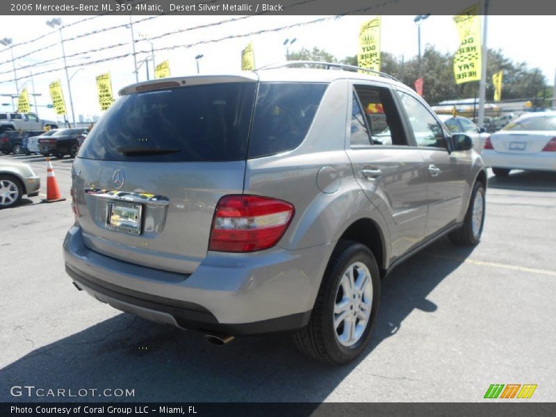 Desert Silver Metallic / Black 2006 Mercedes-Benz ML 350 4Matic