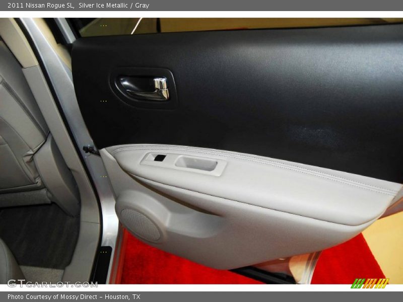 Silver Ice Metallic / Gray 2011 Nissan Rogue SL