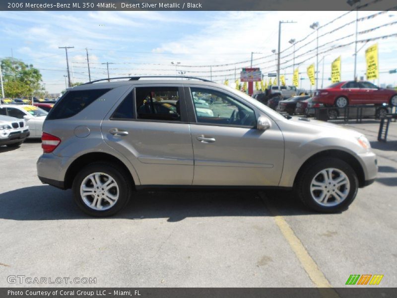 Desert Silver Metallic / Black 2006 Mercedes-Benz ML 350 4Matic