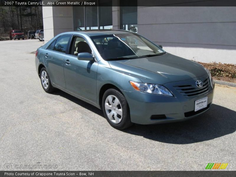 Aloe Green Metallic / Bisque 2007 Toyota Camry LE