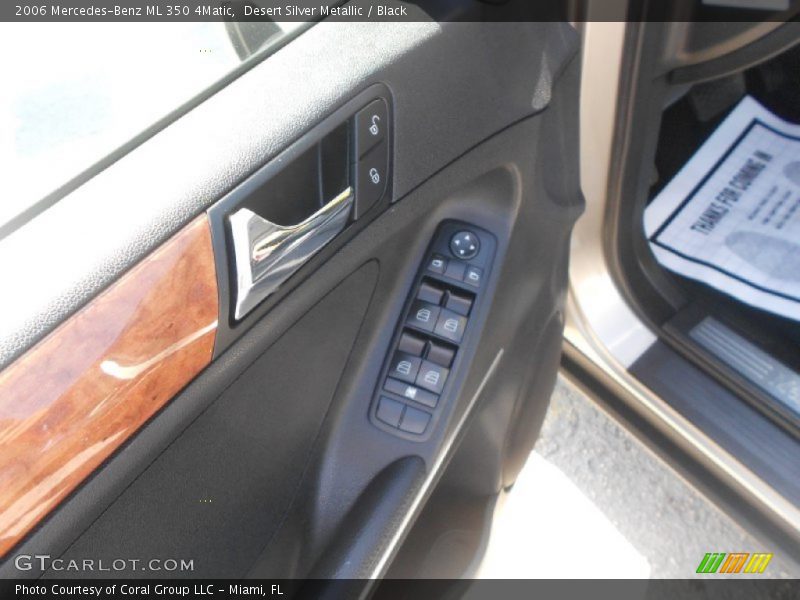 Desert Silver Metallic / Black 2006 Mercedes-Benz ML 350 4Matic